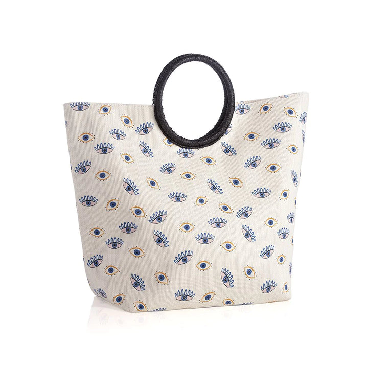 SHIRALEAH NAZAR TOTE BLUE