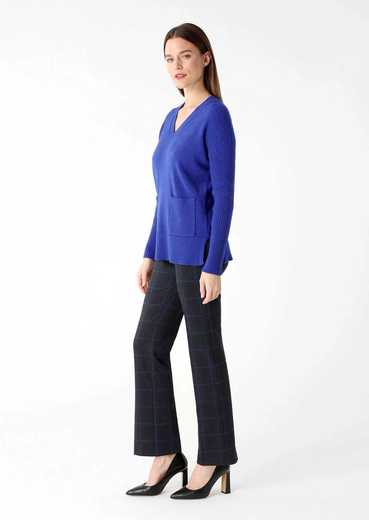 Lisette L Wexford Check 30" Straight Leg Trouser