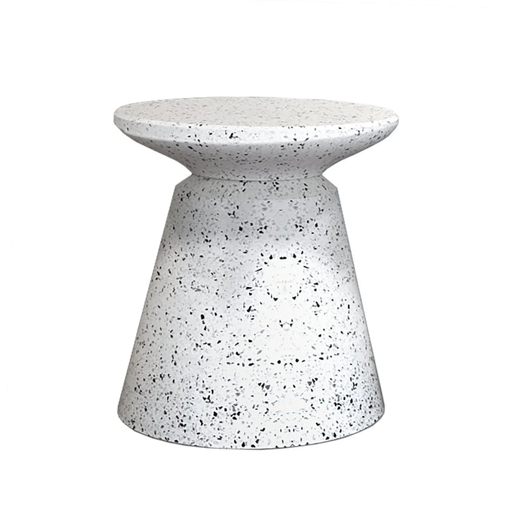 Lh Imports Concrete Mineral Side Table Terrazzo