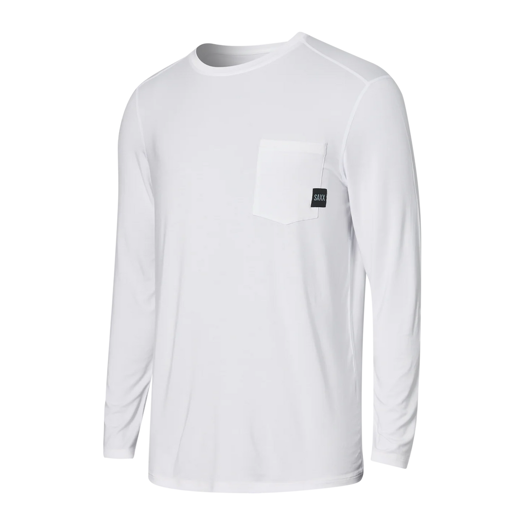 SAXX Sleepwalker LS Pocket Tee White