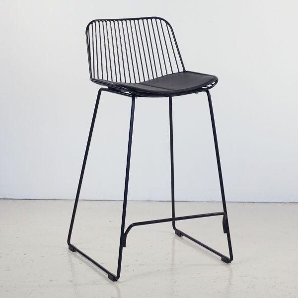 LOUIS COUNTER STOOL BLACK