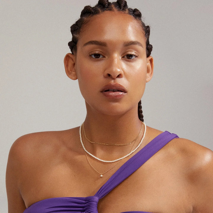 Pilgrim Baker 3-In-1 Set Necklace Gold Plated