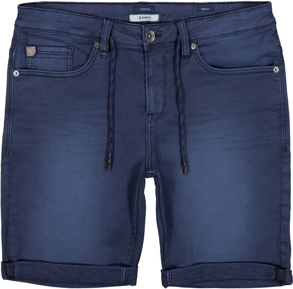 Garcia Savio Slim Denim Shorts - Blue