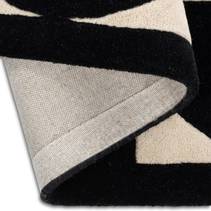 VIANA ABSTRACT HAND TUFFTED WOOL RUG