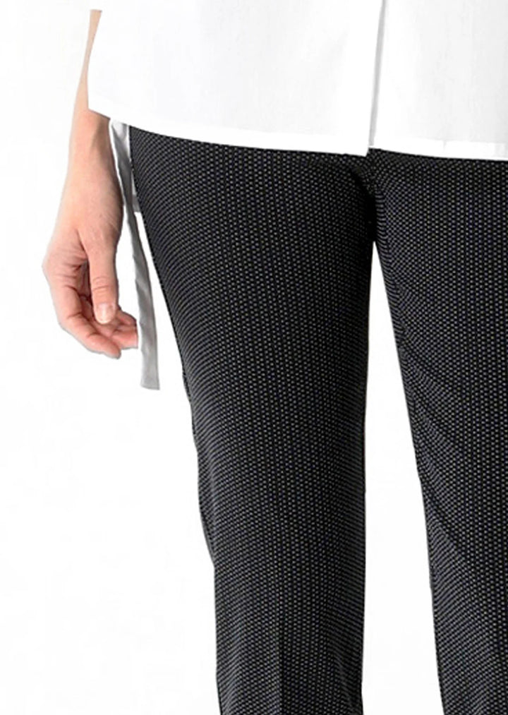 Lisette L Sulby Jacquard 28" Slim Ankle Pant With Cuffs