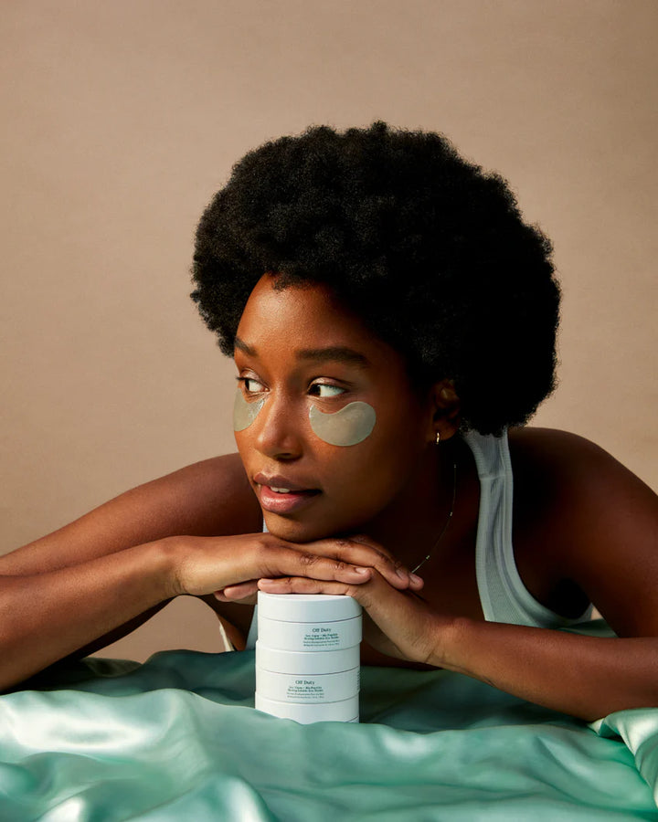 OFF DUTY SEA ALGAE + BIO PEPTIDE SMOOTHING BIODEGRADABLE EYE MASKS