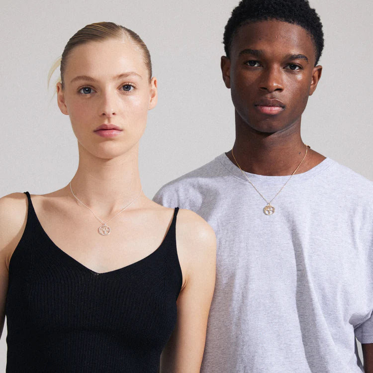 ALIA RECYCLED NECKLACE SILVER-PLATED