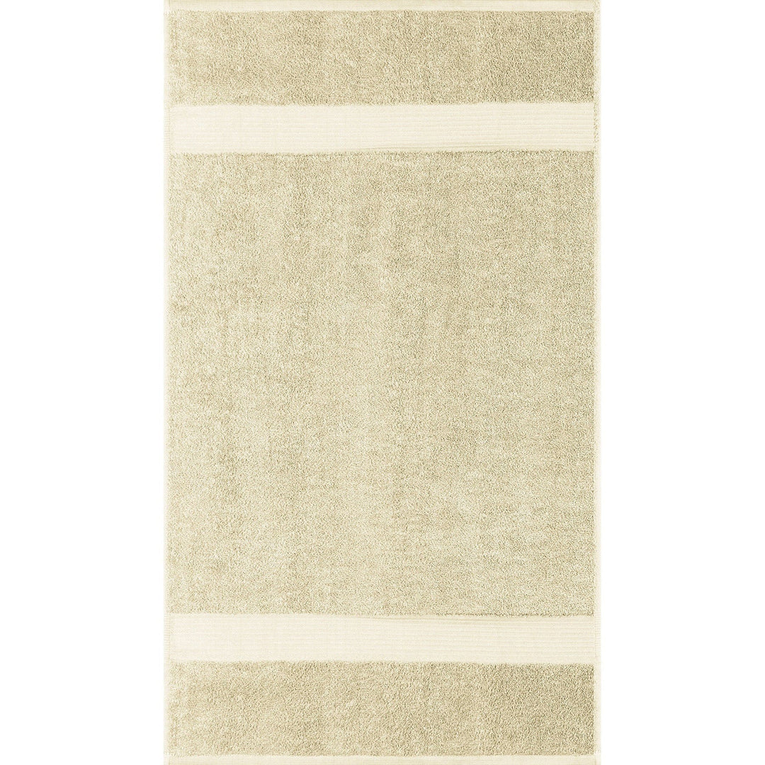 ALLURE DOBBY BORDER HAND TOWEL - IVORY 16X28"