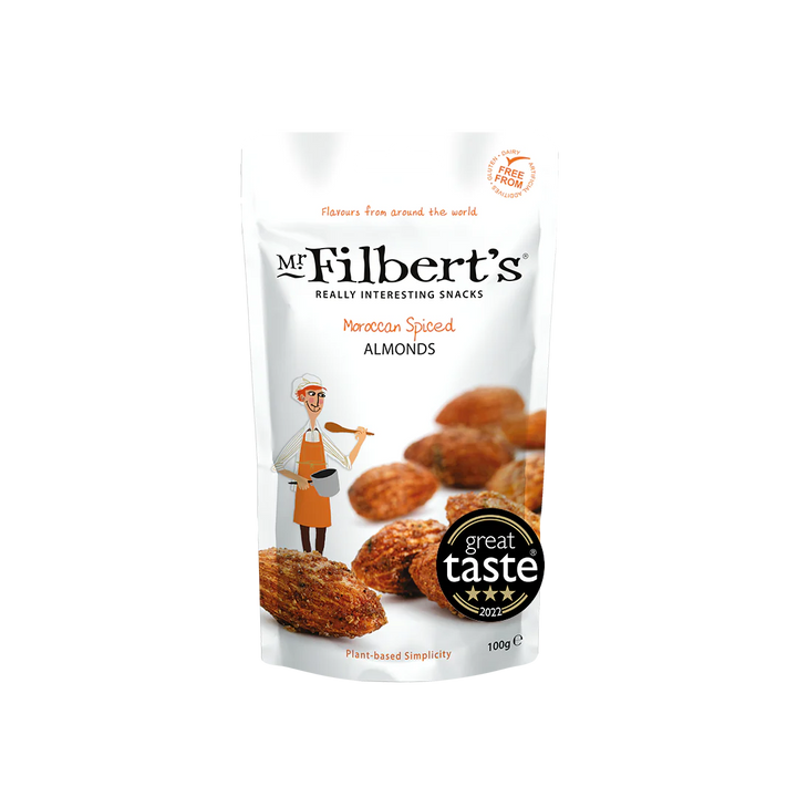 MOROCCAN SPICED ALMONDS 100G