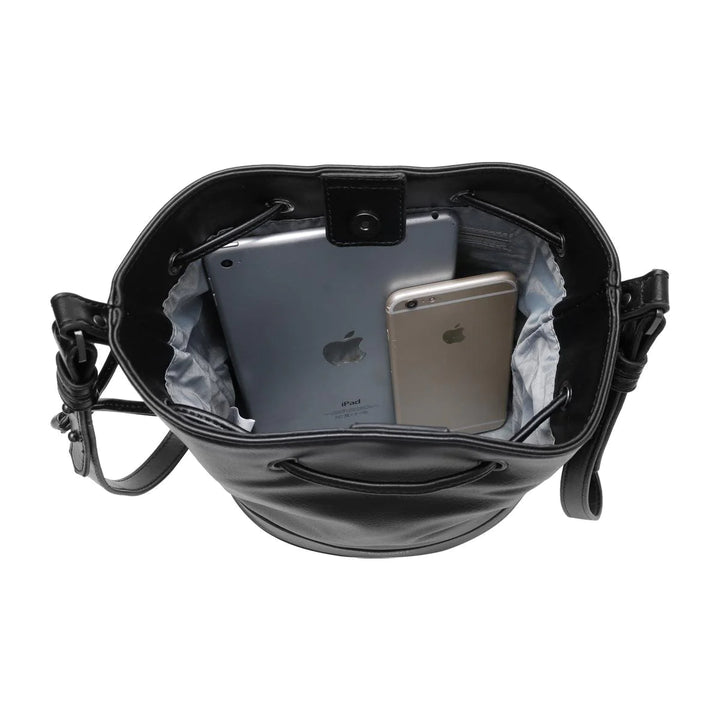 PIXIE MOOD AMBER BUCKET BAG - BLACK