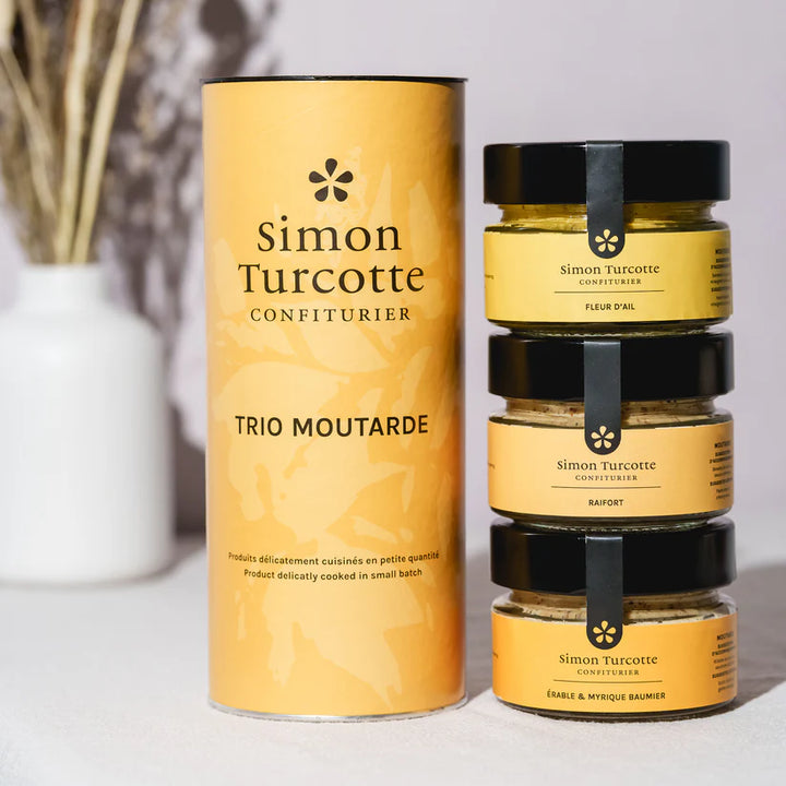 Simon Turcotte Trio de moutardes fines