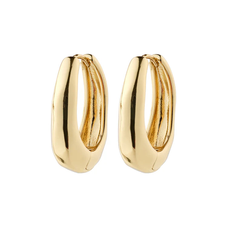 ASHER RECYCLED EARRINGS GOLD-PLATED
