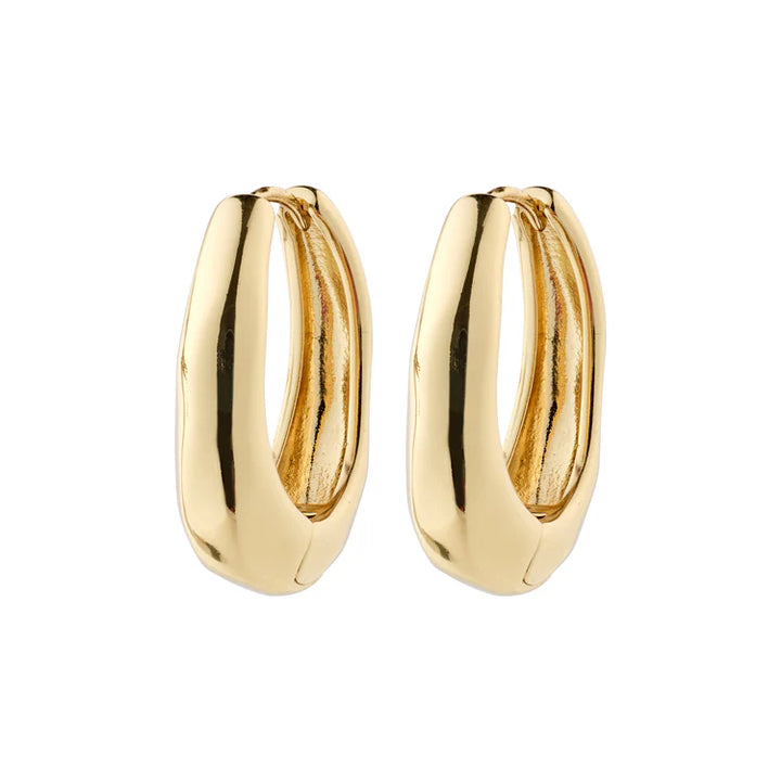 ASHER RECYCLED EARRINGS GOLD-PLATED