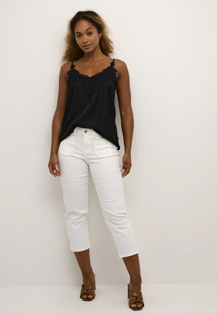 CRAnn 3/4 TWILL COCO FIT TROUSERS