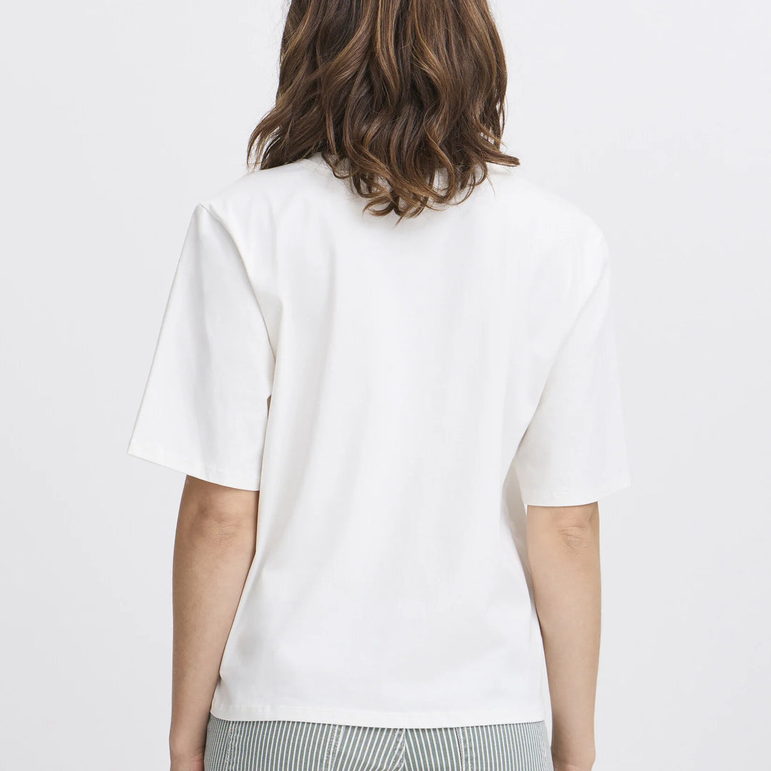B.YOUNG PANDINNA STONES T-SHIRT - MARSHMALLOW