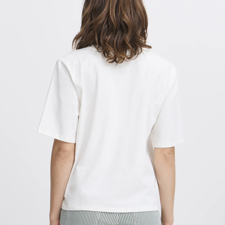 B.YOUNG PANDINNA STONES T-SHIRT - MARSHMALLOW