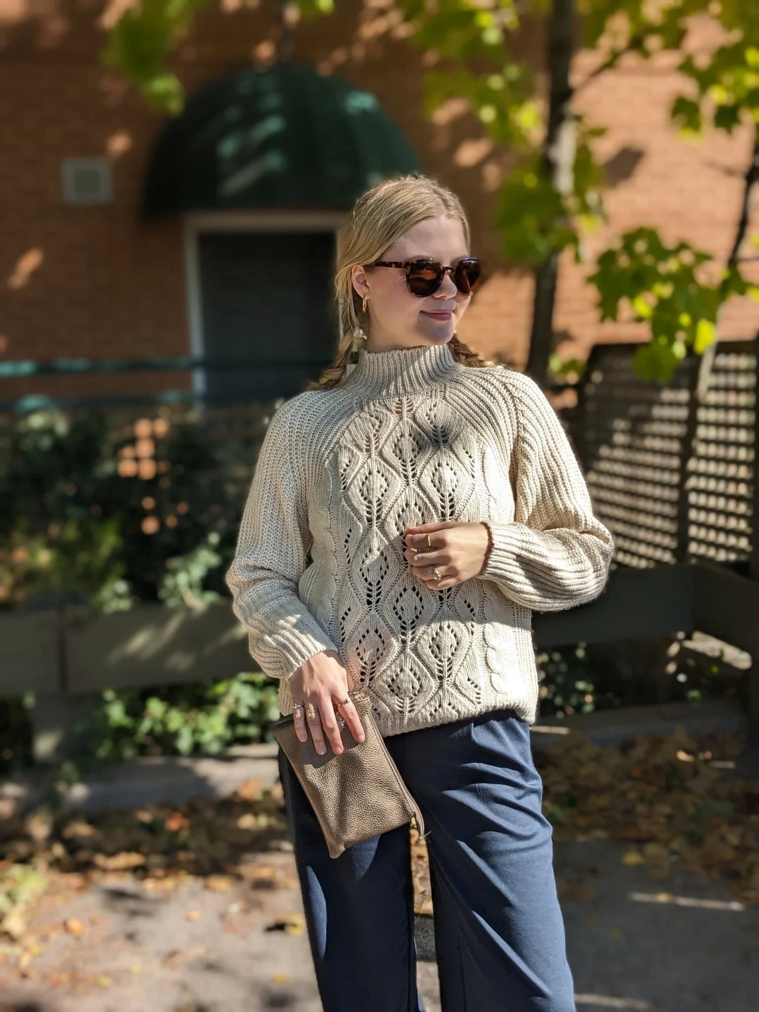 B.YOUNG MAREN JUMPER - BIRCH MELANGE