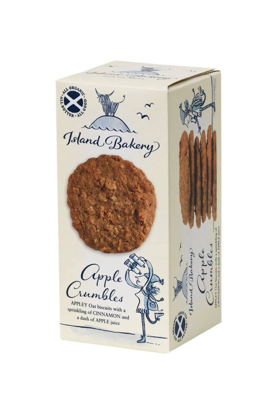 ISLAND BAKERY - APPLE CRUMBLES 125G
