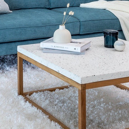 BALANCE SQUARE COFFEE TABLE - NOUGAT