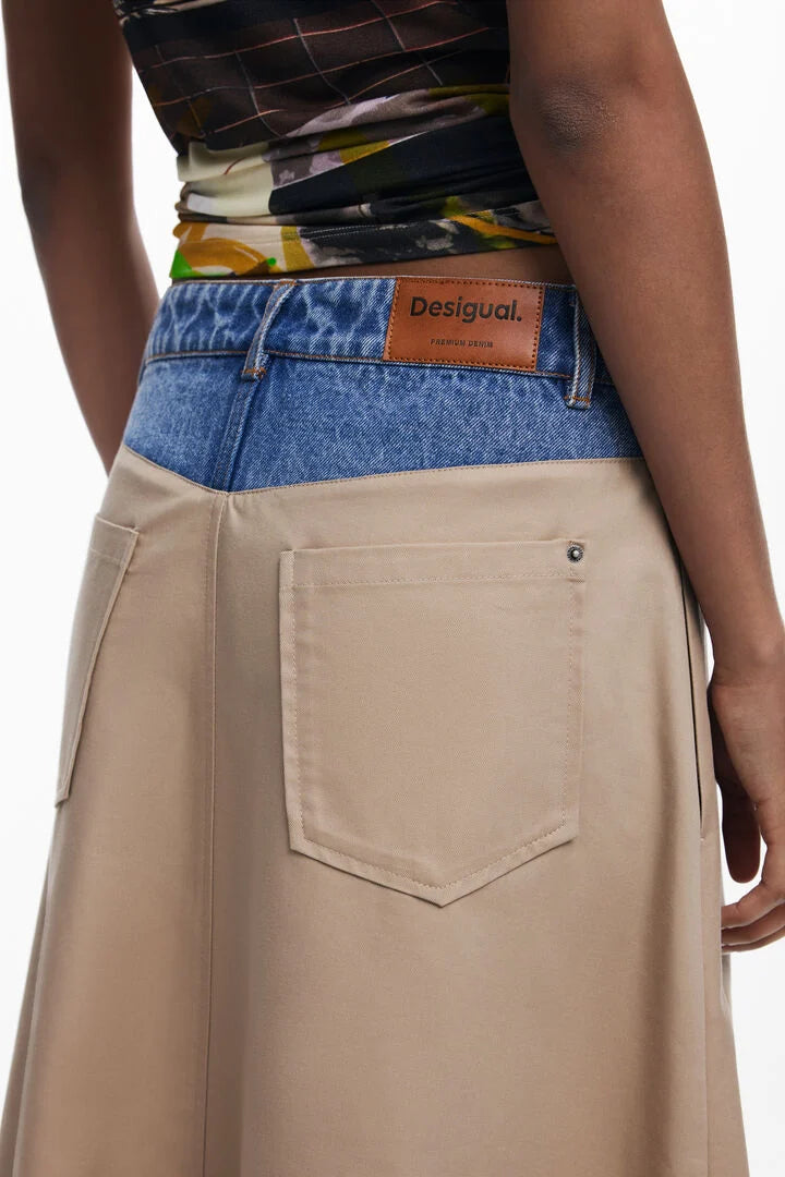BARCELO LONG FLARED SKIRT