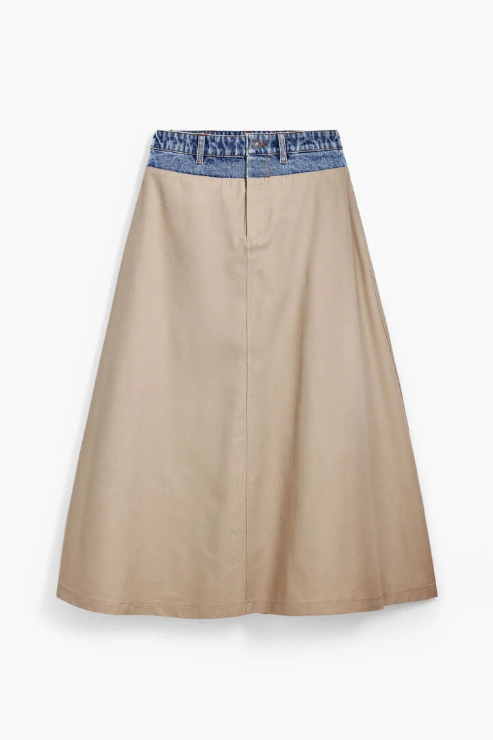 BARCELO LONG FLARED SKIRT