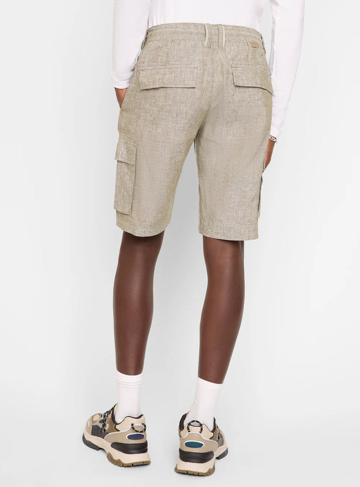 BAZEN LINEN CARGO SHORTS