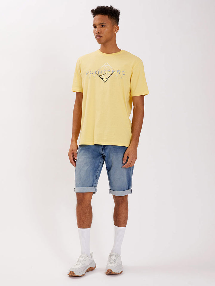 5 POCKET BERMUDA DENIM SHORTS "LIGHT INDIGO"
