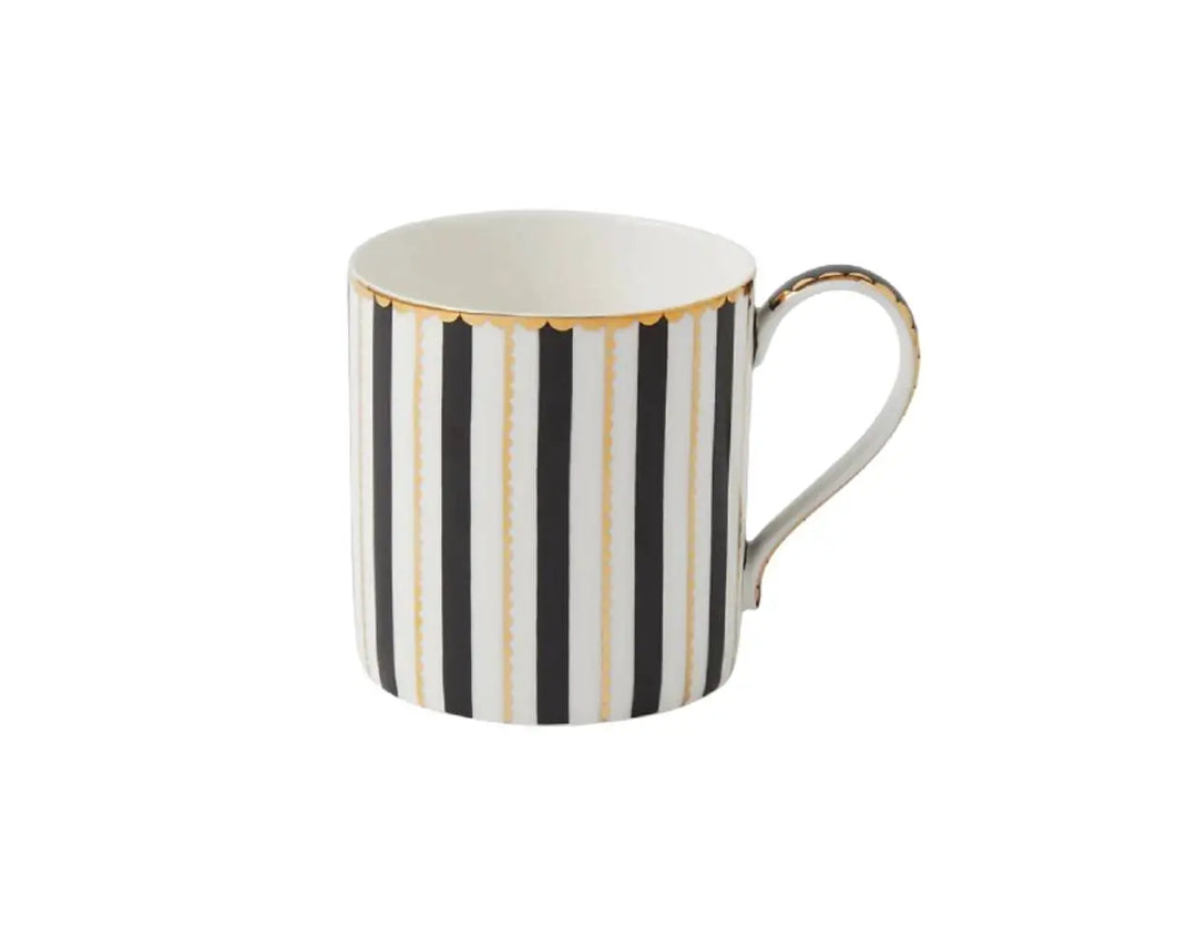 MAXWELL & WILLIAMS - Teas & C’s Regency Straight Mug 380ML Black Gift Boxed