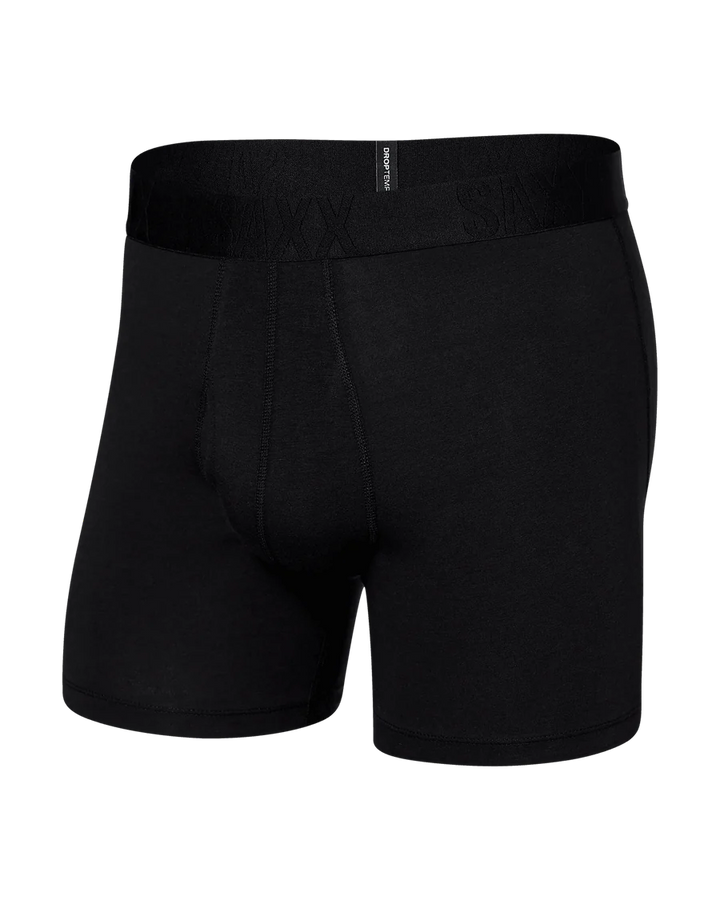 DROPTEMP COOLING COTTON BOXER BRIEF 5" "BLACK"