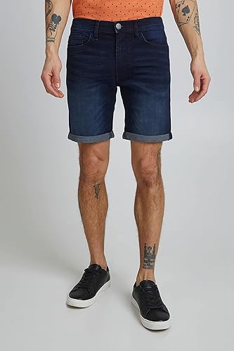 BHTWISTER DENIM SHORTS "DENIM DARK BLUE"