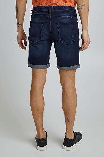 BHTWISTER DENIM SHORTS "DENIM DARK BLUE"