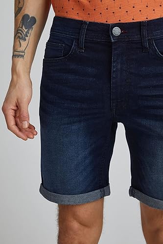 BHTWISTER DENIM SHORTS "DENIM DARK BLUE"
