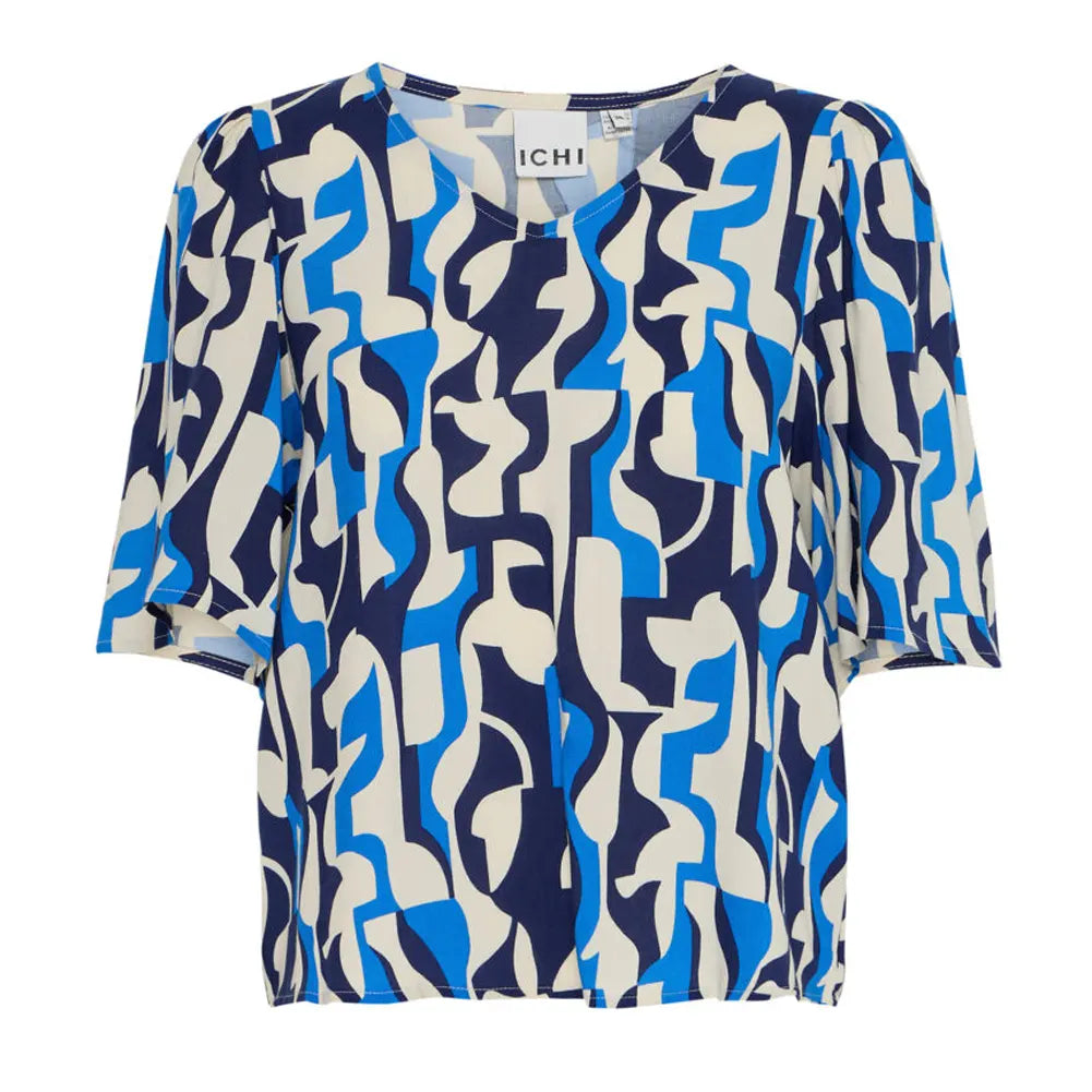 IHVERA SS24 BLOUSE "MEDIEVAL BLUE"