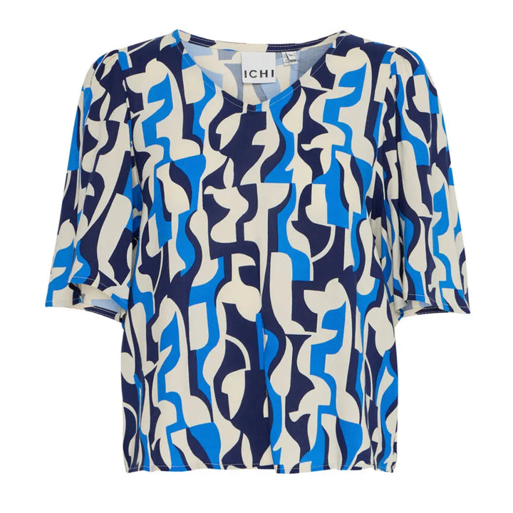 IHVERA SS24 BLOUSE "MEDIEVAL BLUE"