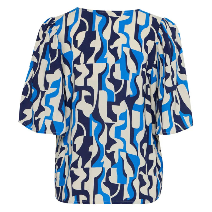 IHVERA SS24 BLOUSE "MEDIEVAL BLUE"