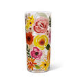 BOLD FLORAL HIGHBALL GLASSES - 6.5'' H