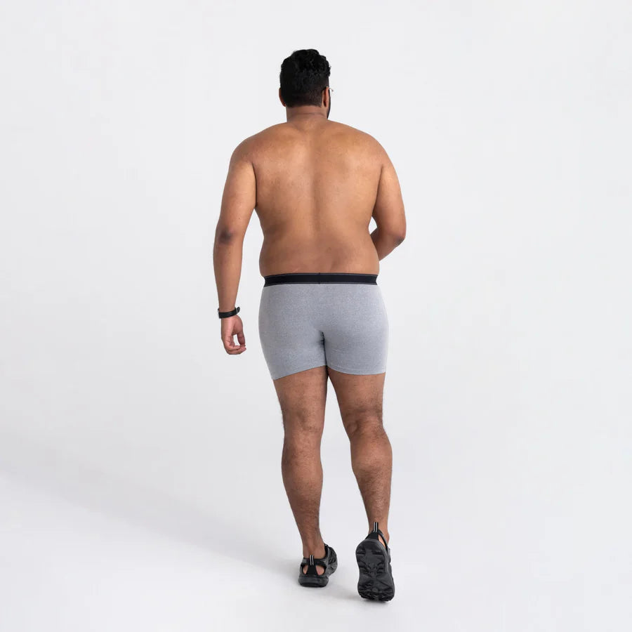 DAYTRIPPER BOXER BRIEF 5" "GREY HEATHER"