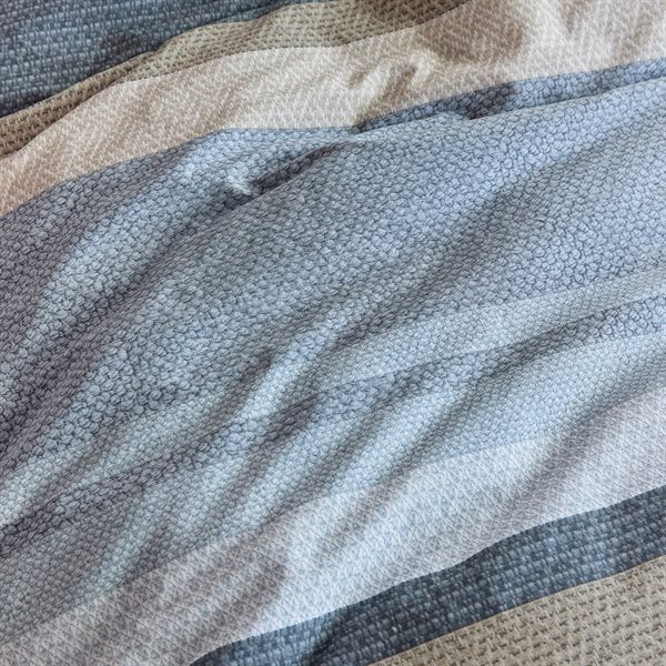 BRAD STRIPED DUVET COVER DOUBLE/QUEEN + 2 SHAMS