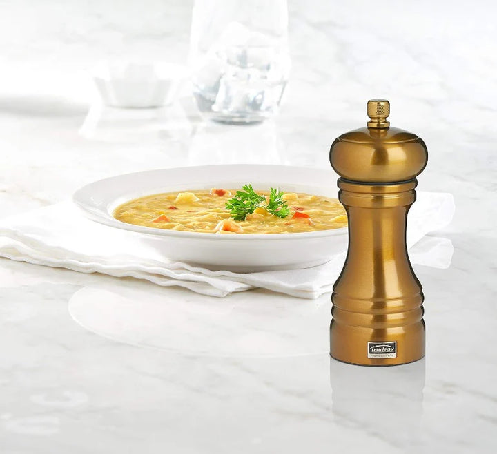 PROFESSIONAL PEPPER MILL BRASS 6"