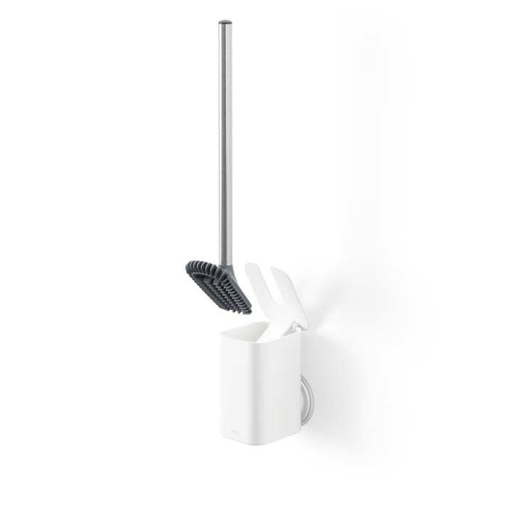 FLEX ADHESIVE TOILET BRUSH - WHITE