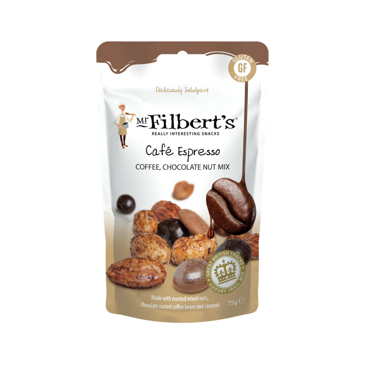 CAFE ESPRESSO CHOCOLATE NUT MIX 75G
