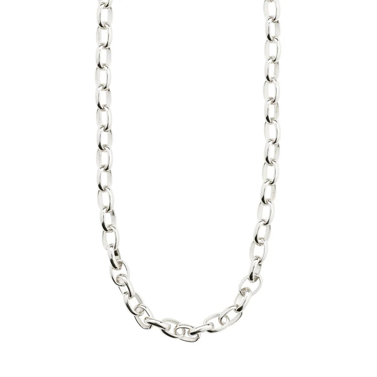 CHARM RECYCLED NECKLACE SILVER-PLATED