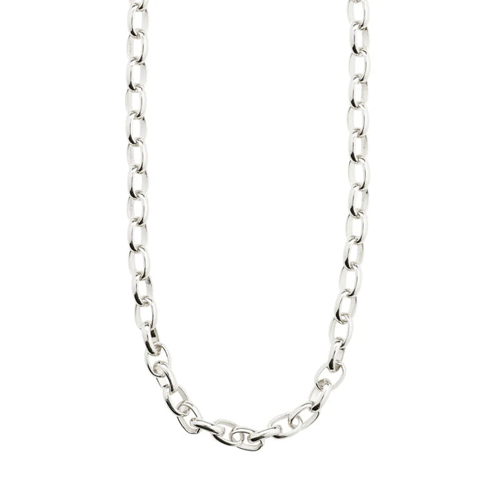 CHARM RECYCLED NECKLACE SILVER-PLATED