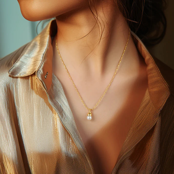 CLASSIC PEARL PENDANT "GOLD"