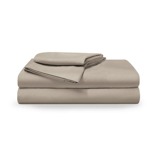 NATURAL COFFEE SHEET SET - KING 4 PCS