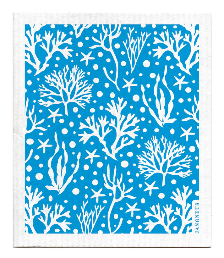 CORAL DISHCLOTH - TURQUOISE