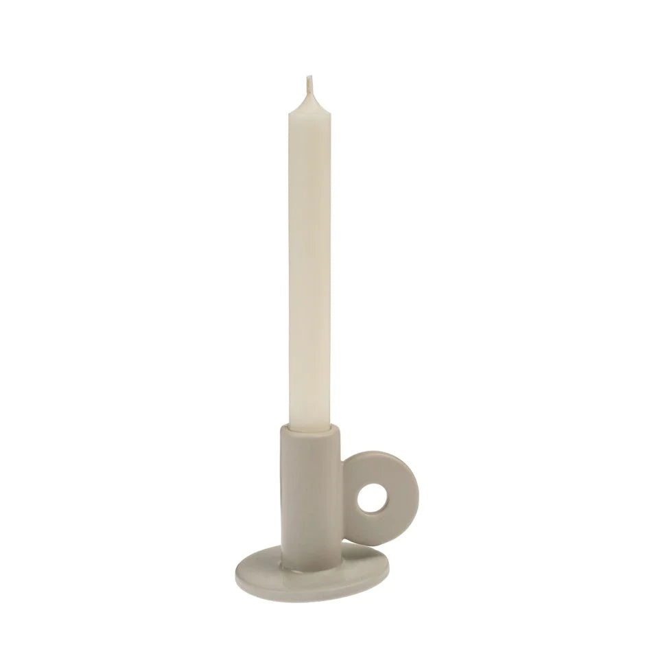 INDABA CRUZ CANDLE HOLDER - WHITE