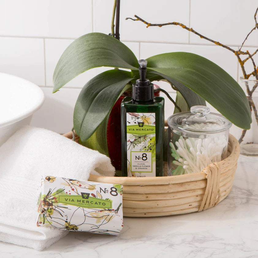 VIA MERCATO LIQUID HAND SOAP NO8 - CLOVE, VANILLA AND ORANGE