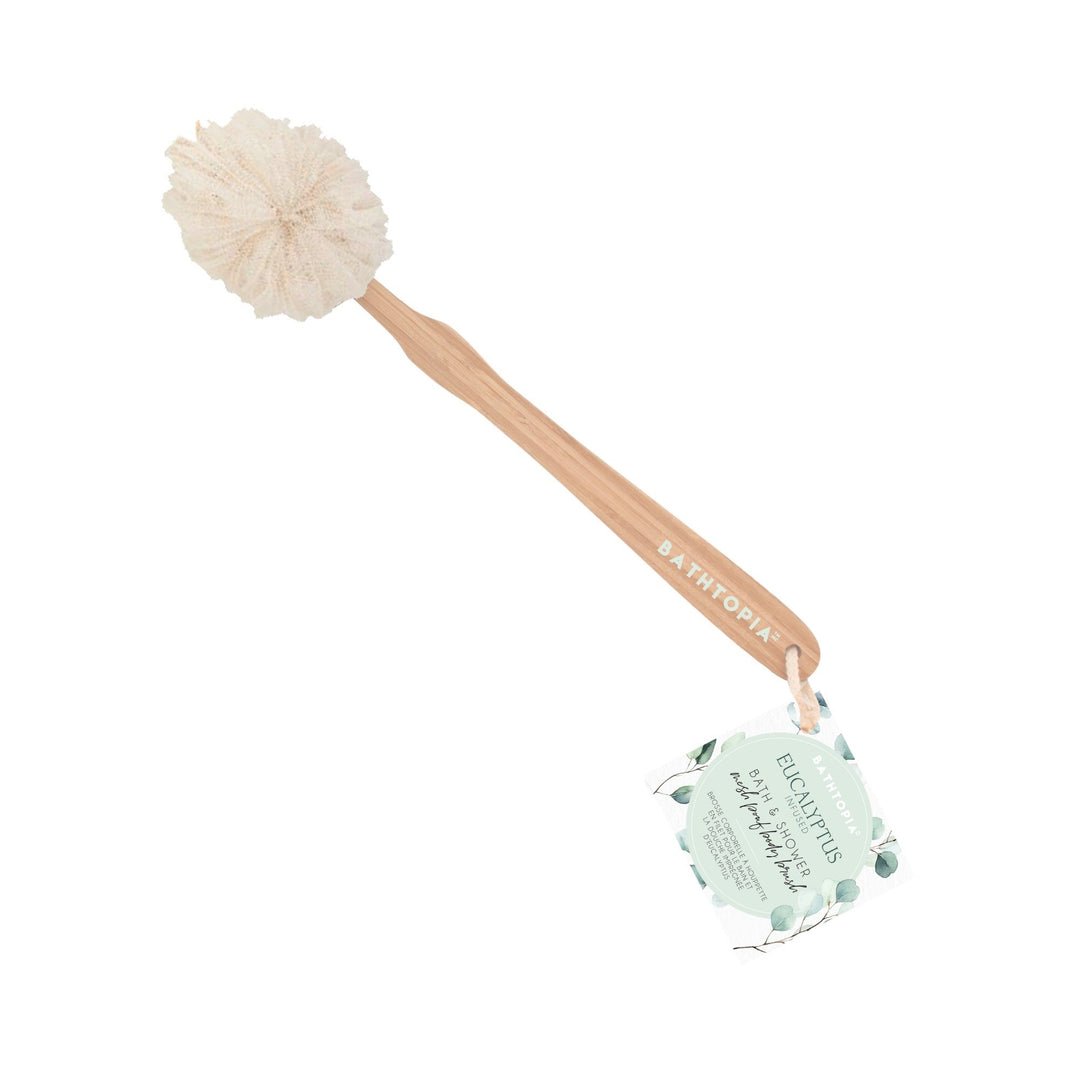 Bathtopia Bath Brush and Scrubbie Eucalyptus