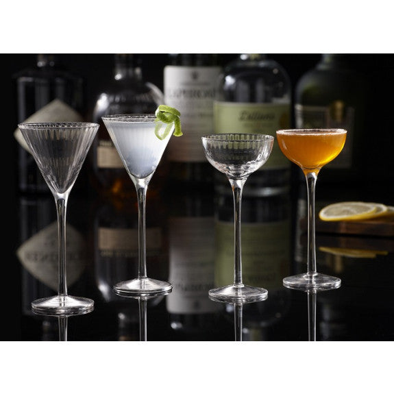 BRILLIANT DEGUSTATION TALL STEMMED SHOT GLASSES, SET OF 4 ASSORTED
